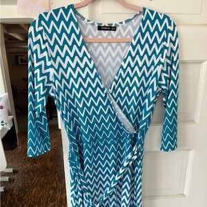 Wrap around dress size medium